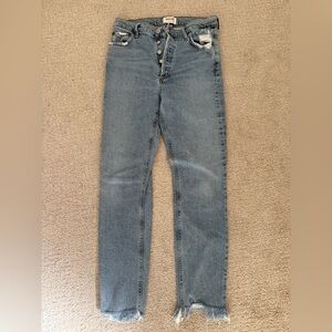 Agolde High Rise Light Blue Jeans